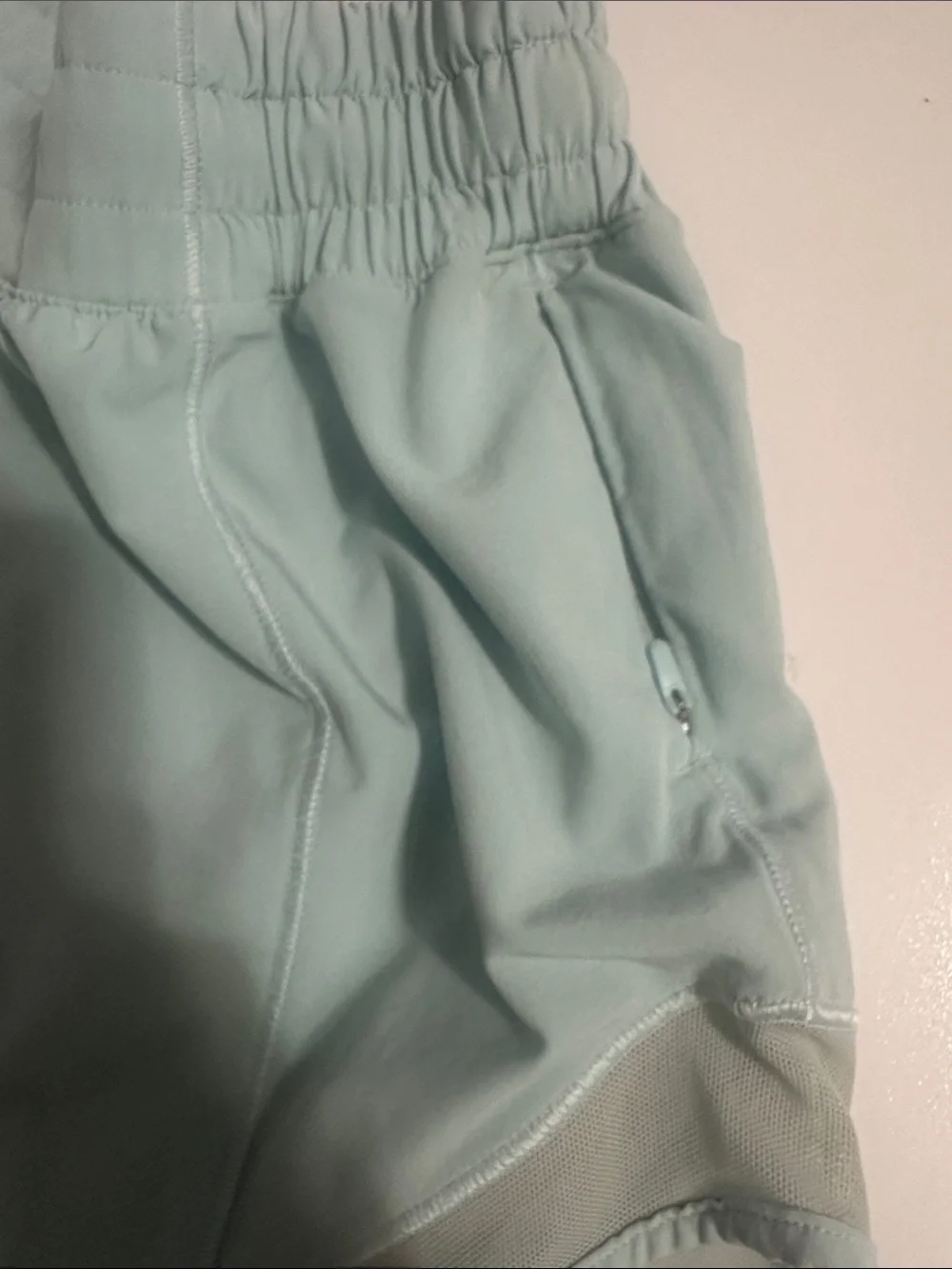 lululemon athletica Light Mint Athletic Shorts with Elastic Waist size 2
